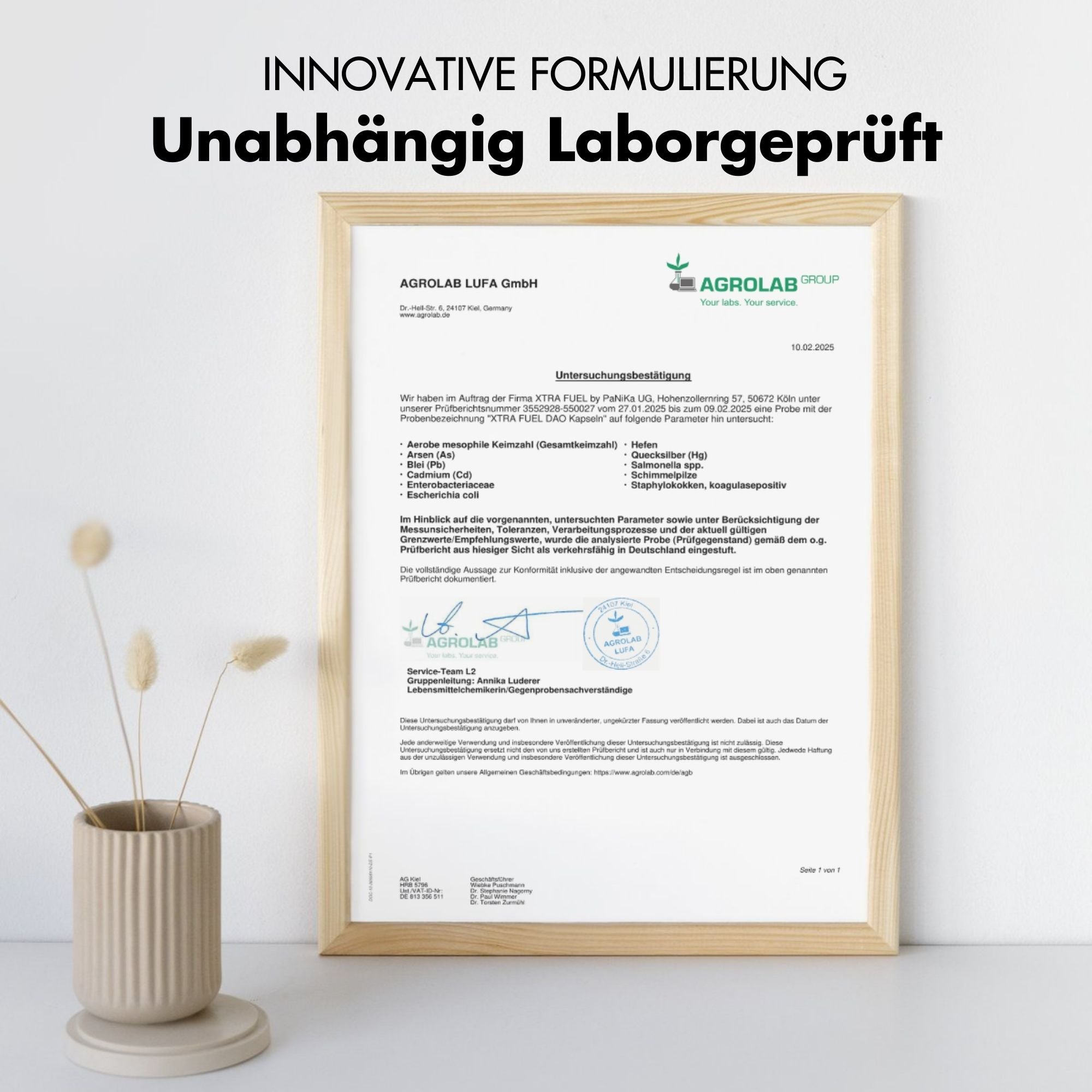 DAO Enzym Kapseln - Vegane Diaminoxidase aus Erbsensprossen - 300.000 HDU