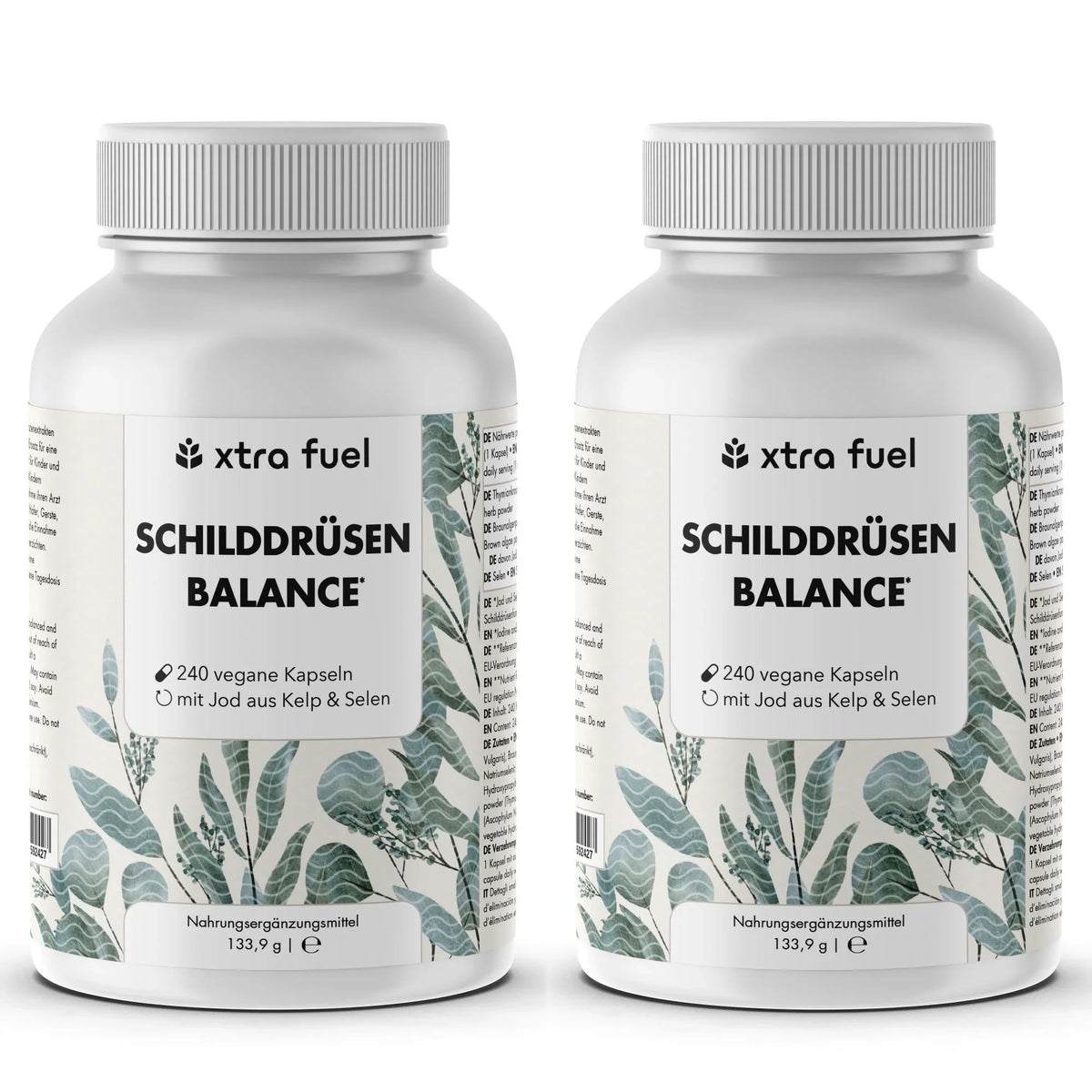 Schilddrüsen Balance - Thyro Komplex - Effektive Formel mit Kelp, Thymian & Selen - BLACK ELIXIR - Maison de Parfum
