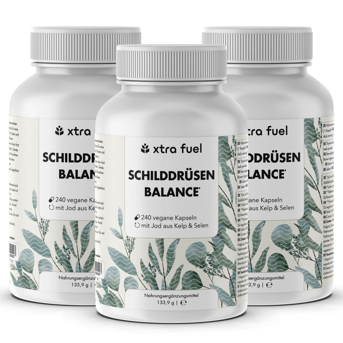 Schilddrüsen Balance - Thyro Komplex - Effektive Formel mit Kelp, Thymian & Selen - BLACK ELIXIR - Maison de Parfum