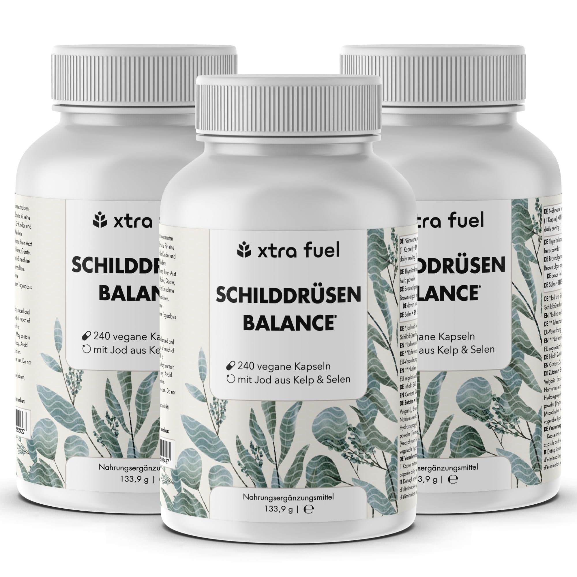 Schilddrüsen Balance - Thyro Komplex - Effektive Formel mit Kelp, Thymian & Selen