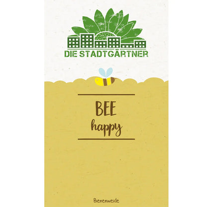 Saatgruß "Bee happy"