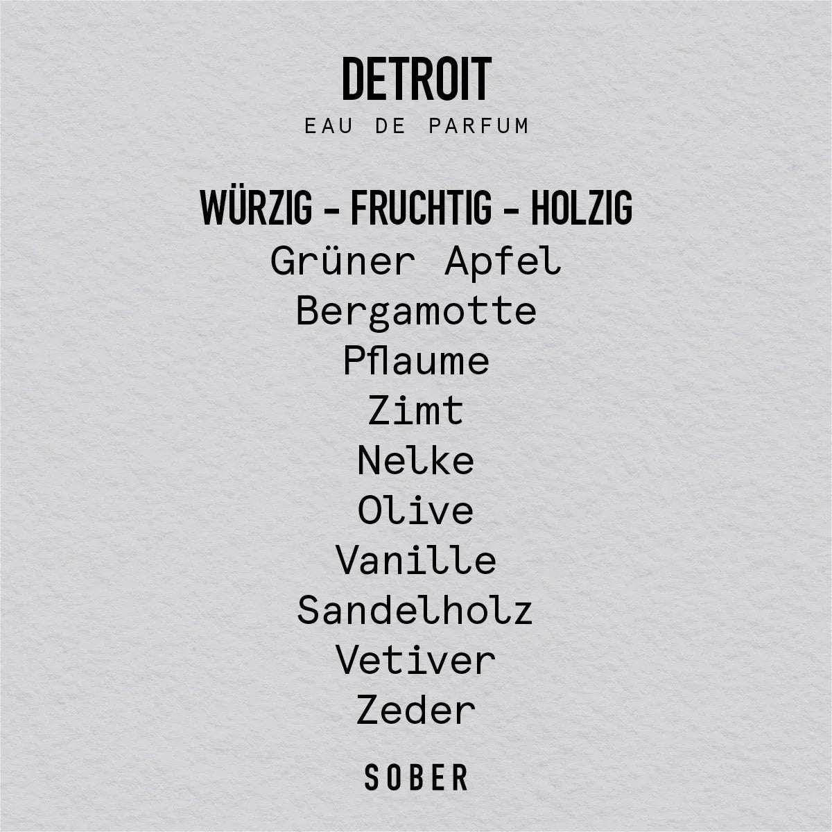 DETROIT - Eau de Parfum