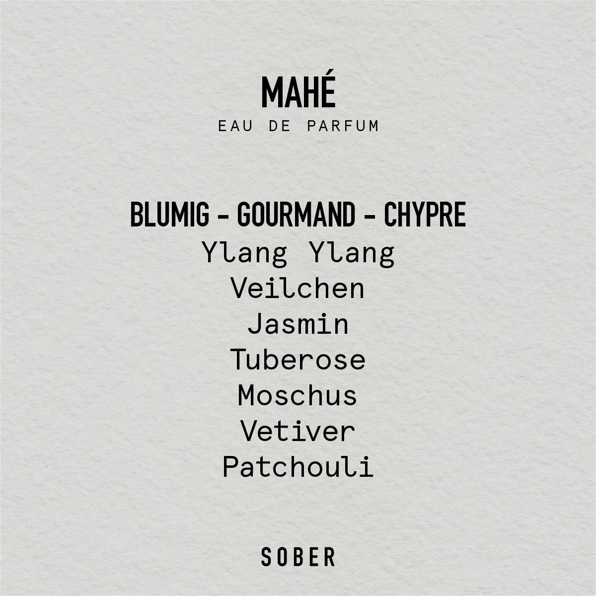 MAHÉ - Eau de Parfum