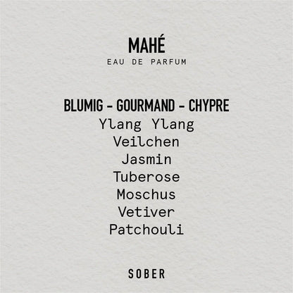MAHÉ - Eau de Parfum