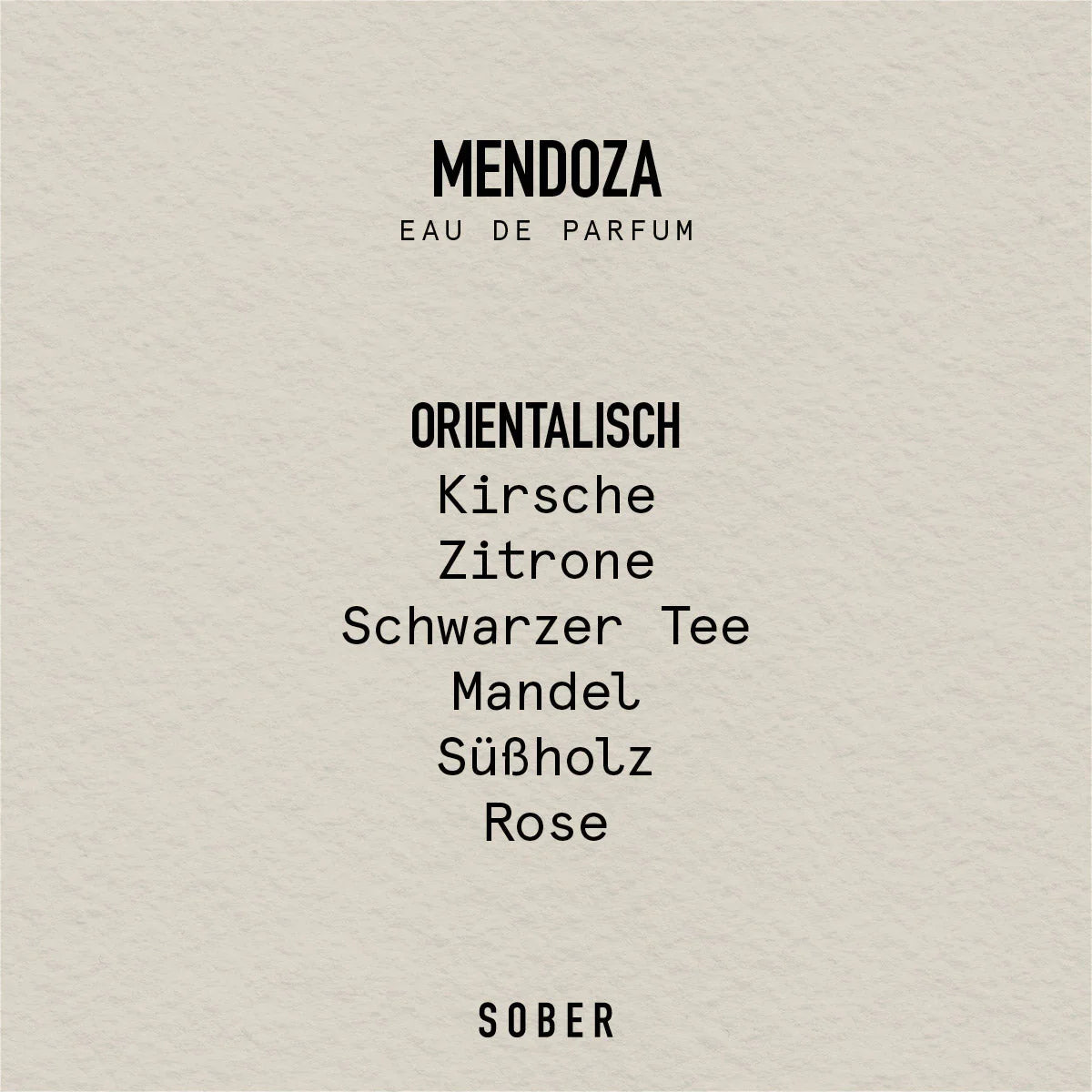 MENDOZA - Eau de Parfum