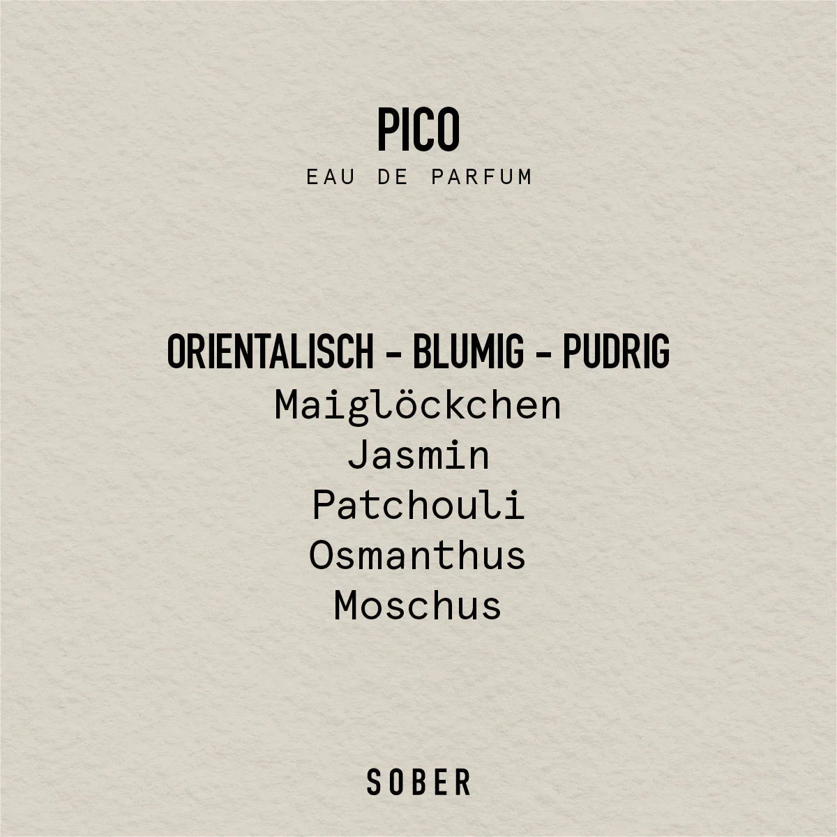 PICO - Eau de Parfum