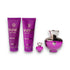 Versace Dylan Purple Pour Femme Duftset mit Parfüm, Bodylotion und Duschgel, lila Design