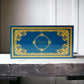 Versace Eau Fraîche Duftset Geschenkbox, blau mit goldenen Ornamenten, luxuriöses Design