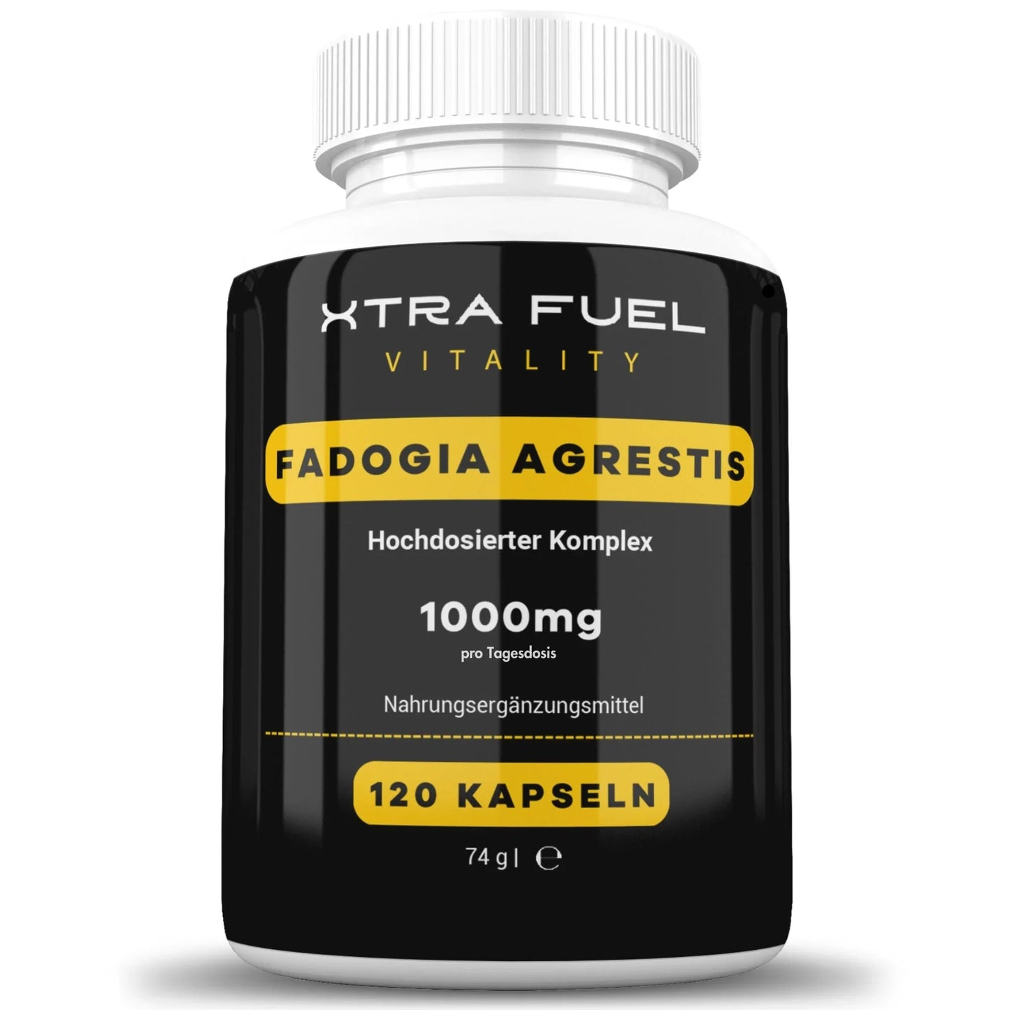 Fadogia Agrestis Kapseln - 1000mg Fadogia Extrakt - 100% natürlich & zertifiziert - BLACK ELIXIR - Maison de Parfum