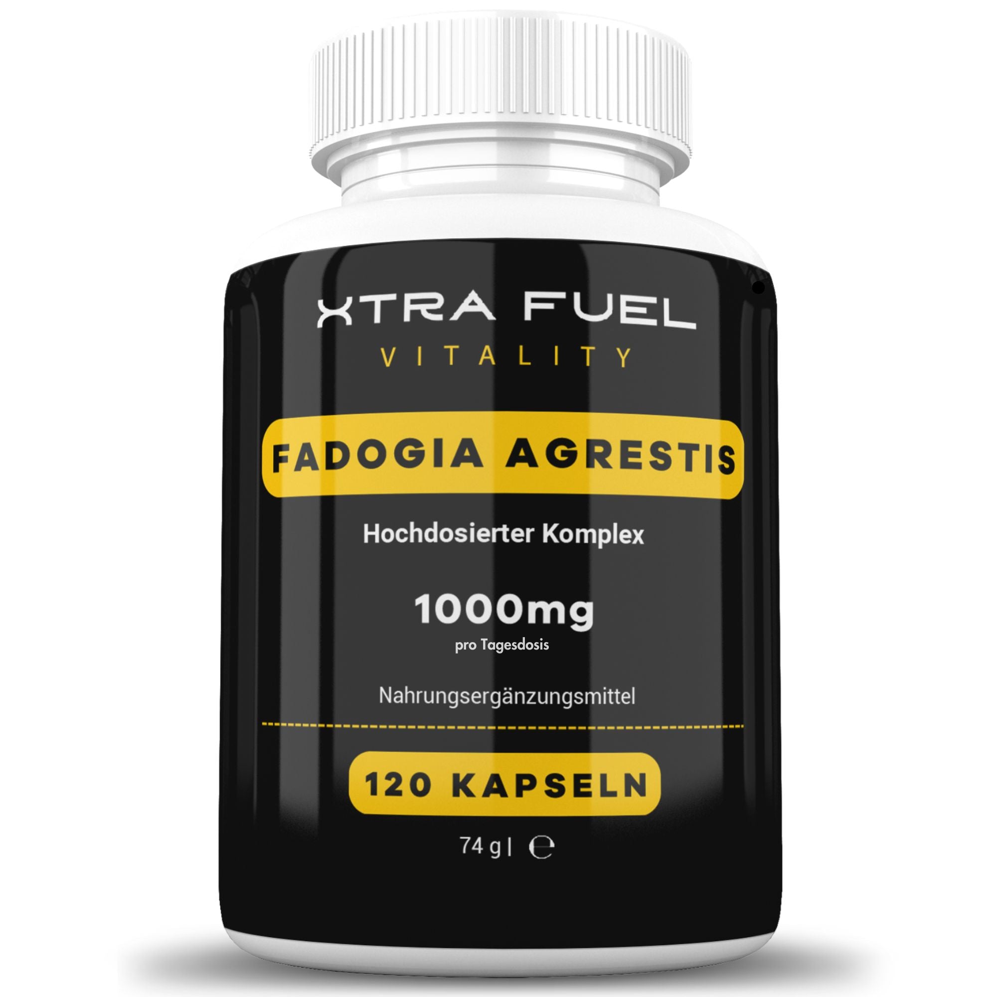 Fadogia Agrestis Kapseln - 1000mg Fadogia Extrakt - 100% natürlich & zertifiziert