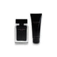 Schwarzes Duftset für Damen mit Eau de Toilette und Bodylotion, modern und elegant