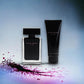Narciso Rodriguez For Her Duftset mit Eau de Toilette und Bodylotion, schwarzes Design
