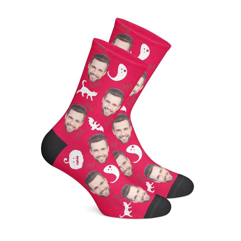 Personalisierte gruselige Halloweensocken