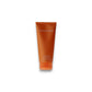 Orangefarbene Tube Duschgel für Damen, Aufschrift 'clinique happy.' auf weißem Hintergrund.