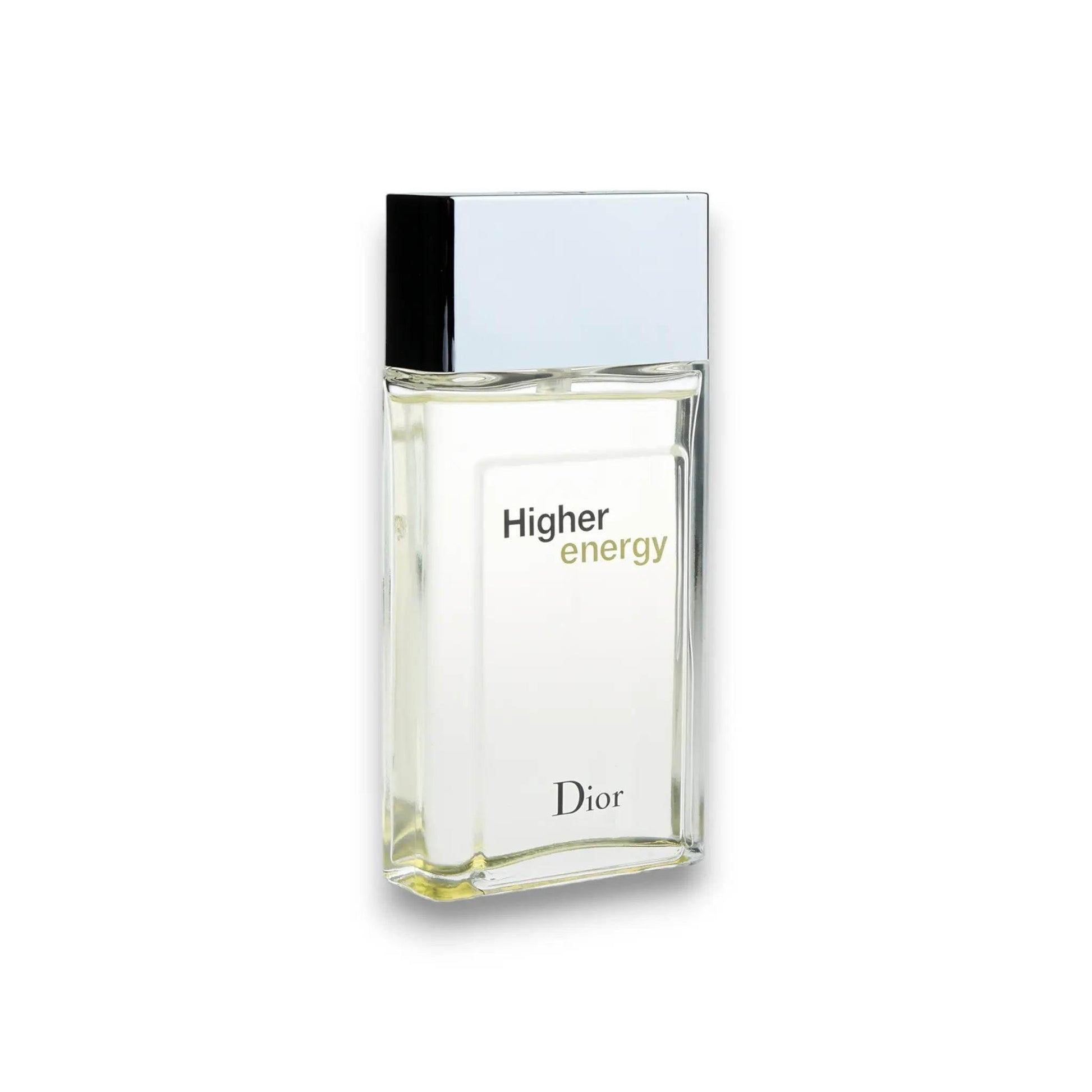Transparentes Parfumflakon Higher Energy Eau de Toilette mit silbernem Deckel, Produktfoto