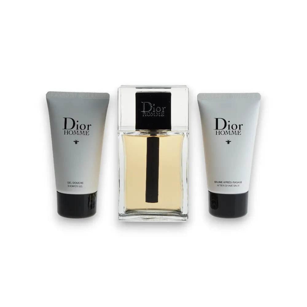 Dior Homme Duftset mit Eau de Toilette, Duschgel und After Shave Balsam für Herren