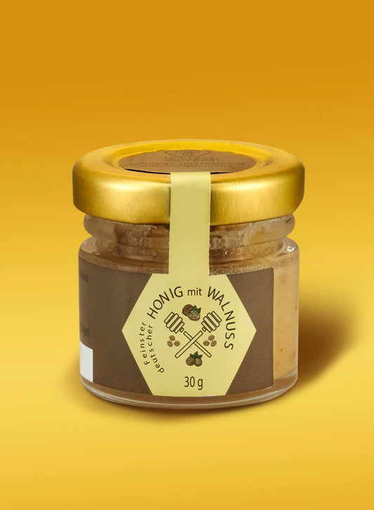 Honig mit Walnuss