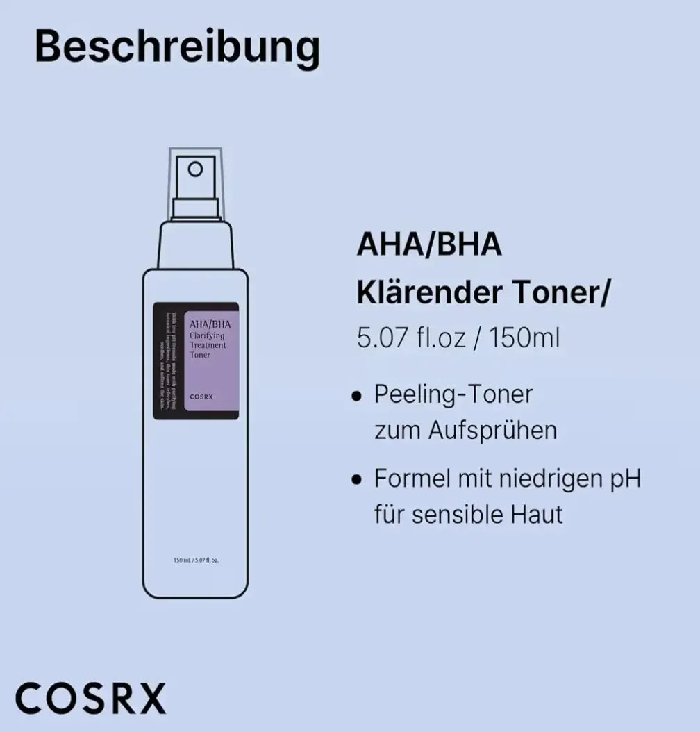 COSRX AHA/BHA Clarifying Treatment Toner