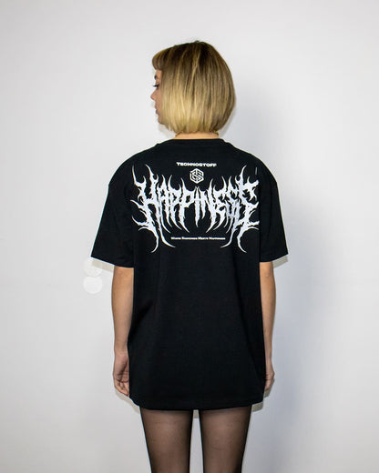 Happiness T-Shirt (unisex, schwarz)