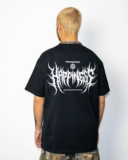 Happiness T-Shirt (unisex, schwarz)