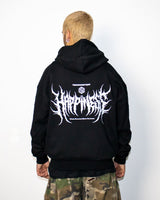 Happiness Ultra Heavy Hoodie (unisex, schwarz)