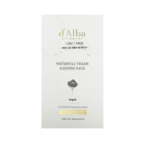 d'Alba | Waterfull Vegan Sleeping Pack – 4 ml x 12 Sachets