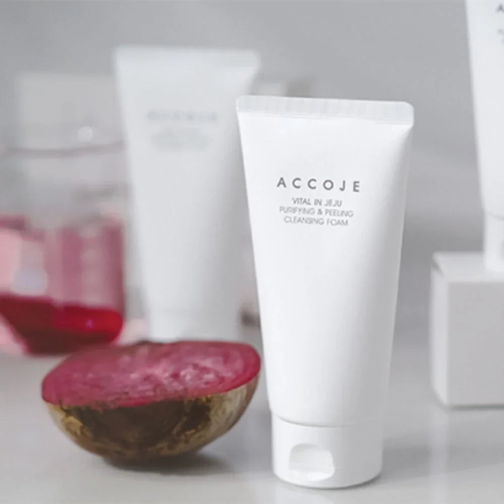 ACCOJE | Vital in Jeju Purifying & Peeling Cleansing Foam - 150 ml