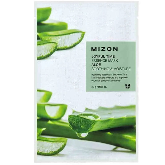 MIZON | Joyful Time Essence Mask (Aloe) - Soothing & Moisturizing - 23 g