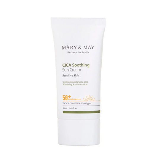 Mary & May | CICA Soothing Sun Cream 50+ PA++++ - 50 ml