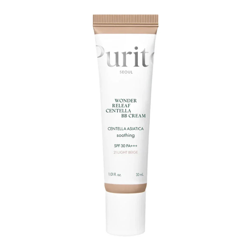 Purito | Wonder Releaf Centella BB Cream- #21 (Light Beige) - 30 ml