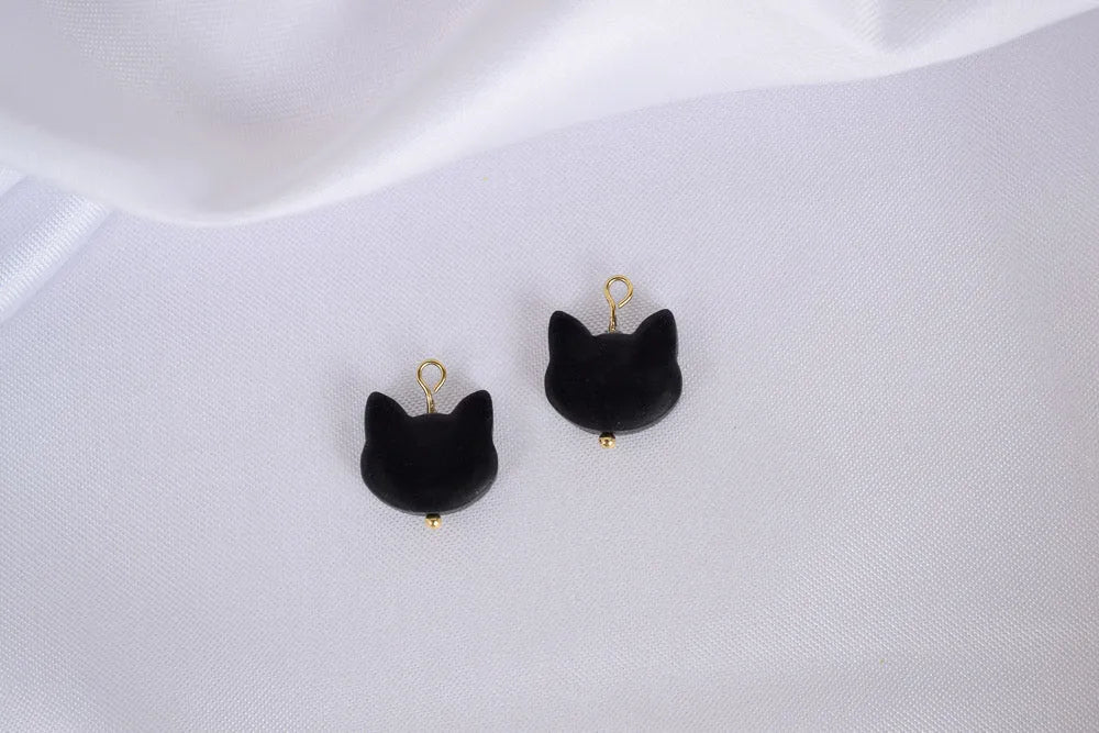 Anhänger Katze für Mix & Match Creolen