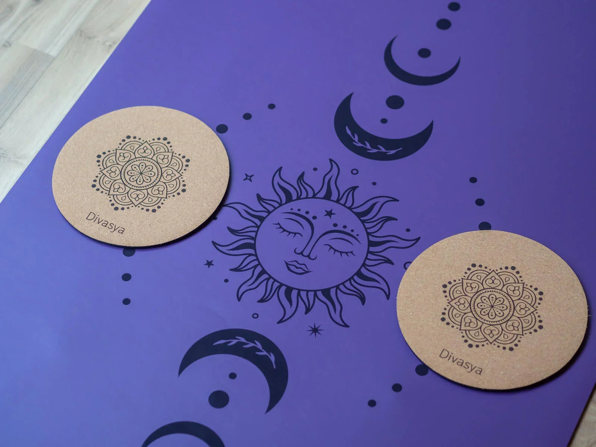 Kniepads Yoga aus Naturkautschuk & Kork (2 Stk., 20cm)