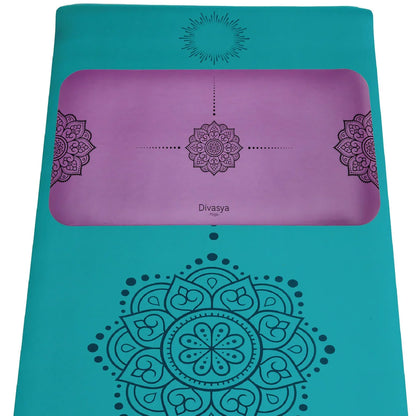 Yoga Knie Pad aus Naturkautschuk, extra breit & lang (64 x 33cm)