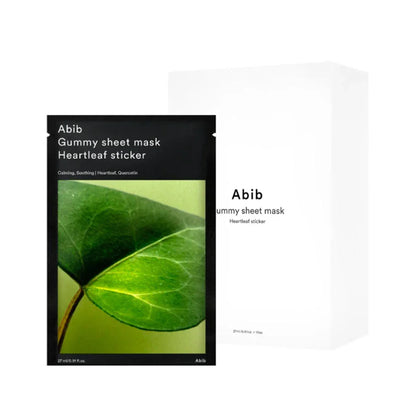 Abib | Gummy Sheet Mask Heartleaf Sticker - 27 ml