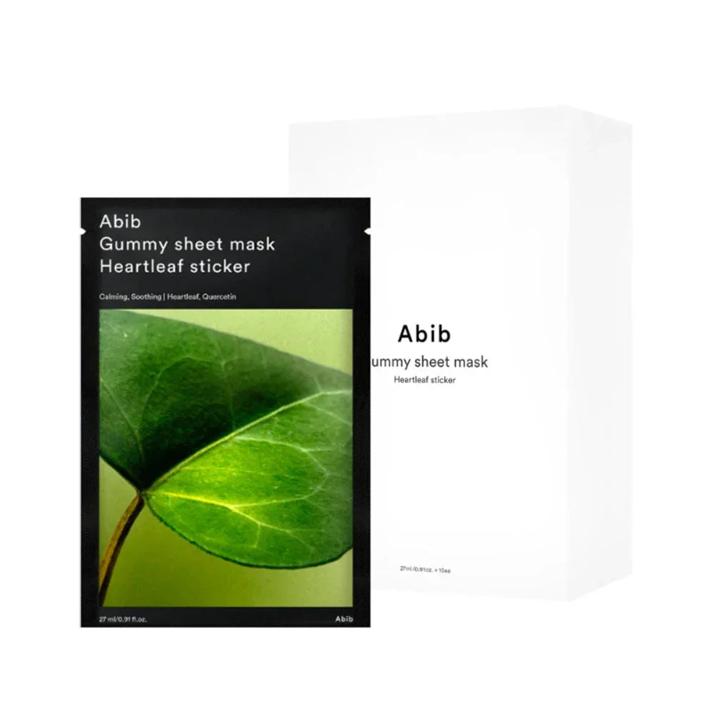 Abib | Gummy Sheet Mask Heartleaf Sticker - 27 ml