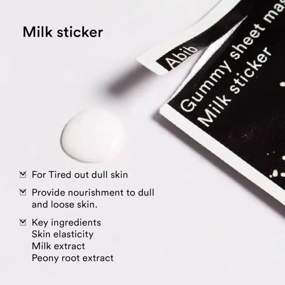 Abib | Gummy Sheet Mask Collagen Milk Sticker - 27 ml