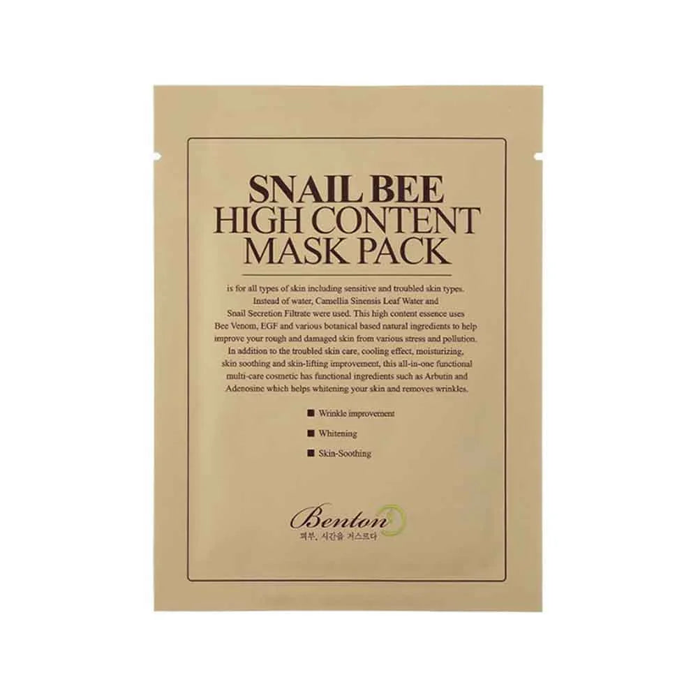 Benton | Snail Bee High Content Mask Pack - 20 g