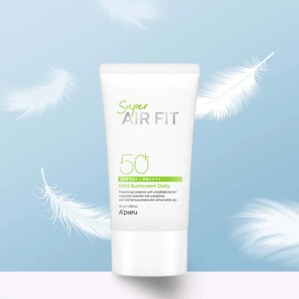 A'PIEU | Super Airy Fit Mild Sunscreen SPF50+ - 50 ml
