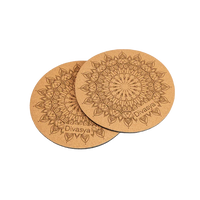 Kniepads Yoga aus Naturkautschuk & Kork (2 Stk., 20cm)