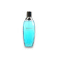 Blauer Biotherm L’Eau Eau de Toilette Flakon vor weißem Hintergrund, Parfumflasche