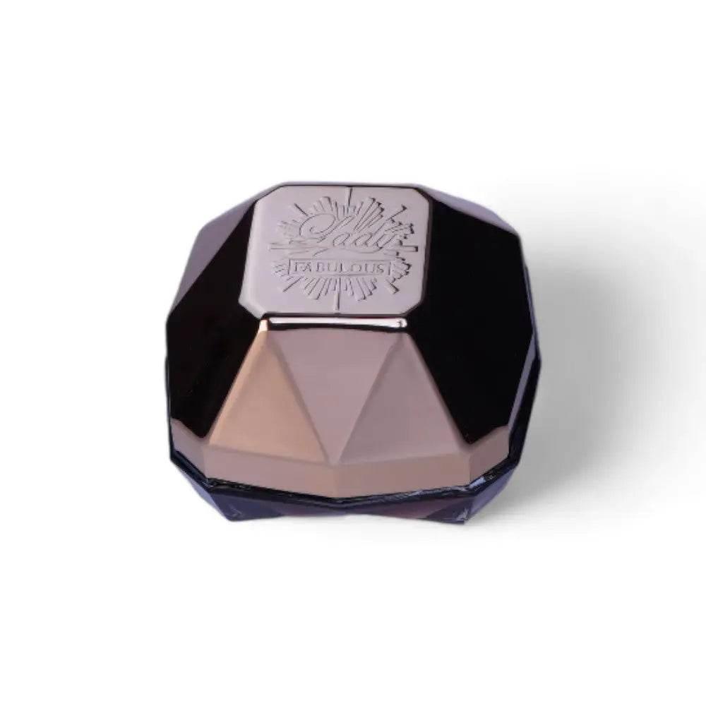 Luxuriöser facettierter Parfumflakon, gold-schwarz, Lady Million Fabulous Eau de Parfum