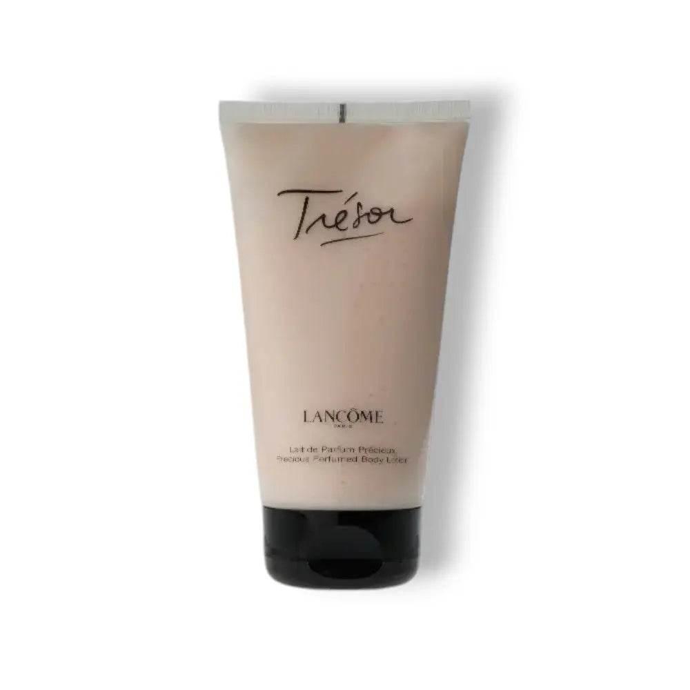 Lancome Trésor Bodylotion Tube, helle Verpackung, luxuriöse duftende Körperpflege