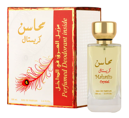 Lattafa Parfüm Mahasin Crystal RED + Deo Eau de Parfum 100ml