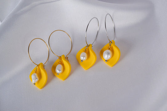 Creolen Leyla in Gelb