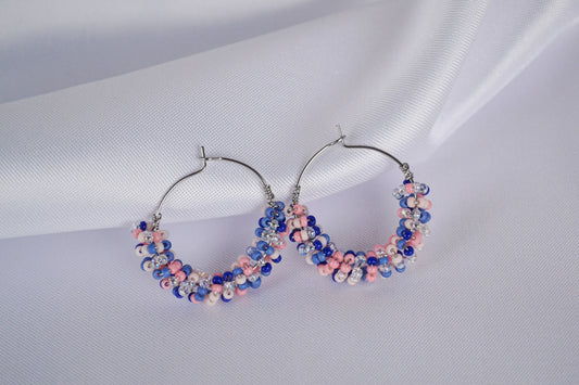 Perlen Creolen Coastal Summer