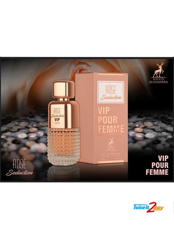 Rose Seduction Vip Pour Femme Eau de Parfum100ml