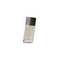 Transparenter Herrenduft Eau de Toilette Flakon mit silbernem Deckel, freigestellt