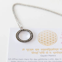 Spirituelle Kette | silber | Gayatri Mantra Gravur