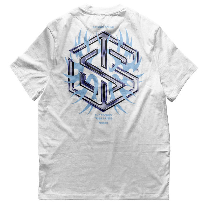 Technostoff Tribe T-Shirt (unisex, weiß)