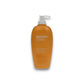 Orangene Flasche Biotherm Oil Therapy Baume Corps Körperpflege mit Pumpspender, freigestellt